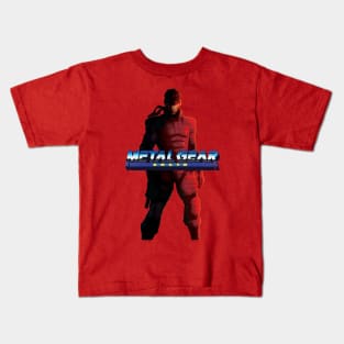 Metal Gear Solid "Snake" Sticker Kids T-Shirt